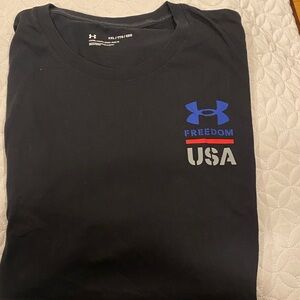 Under Armour Men's Black Freedom USA Graphic Tee